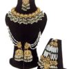 Green and Pearl Bridal Jewelry Set - Image 3