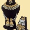 Green and Pearl Bridal Jewelry Set - Image 2